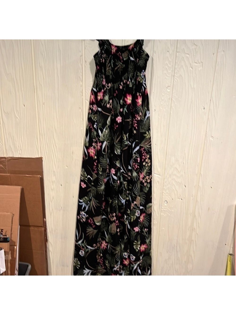 Raviya Maxi Dress with Two Slits Size Large